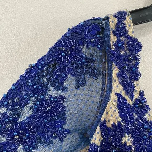 MAC DUGGAL | Navy Blue Evening Ball Gown 65841R - Picture 4 of 16